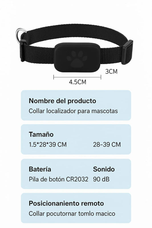 Collar Rastreador de Mascotas