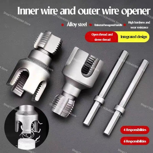 Broca para tubo de agua x2 unidades interna y externa