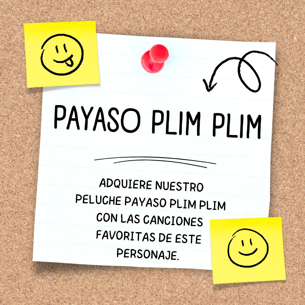 PELUCHES PLIM PLIM CON CANCIONES🥰