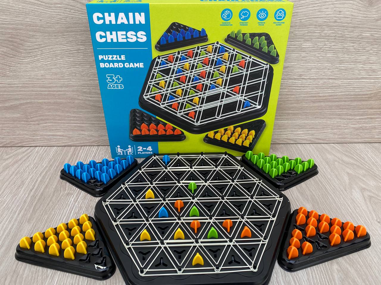 Juego Ajedrez Cadena Triangular 💯🤩