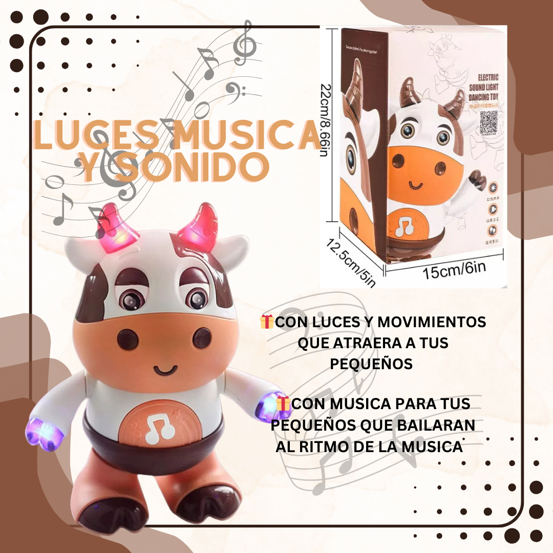 Onlinehouse®  PRODUCTO EXCLUSIVO❗VACA BAILARINA LUCES Y MUSICA