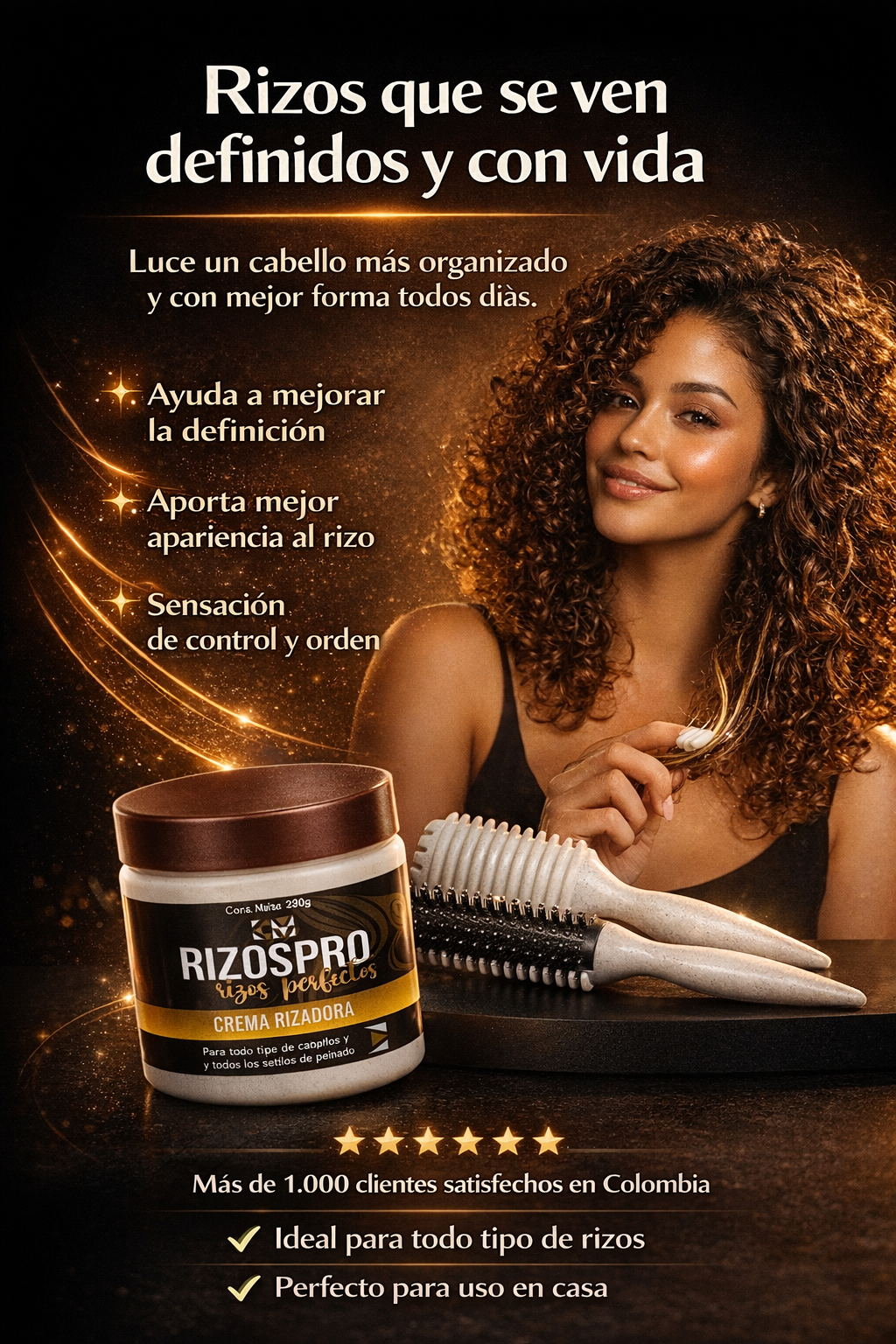 💃KIT COMPLETO PARA RIZOS 😍💯