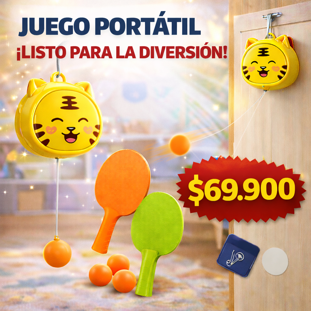 SET DE PING PONG PORTATIL🏓😍