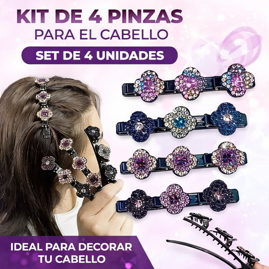💐💃PINZA DE FLORES KIT DE 4🌺💃