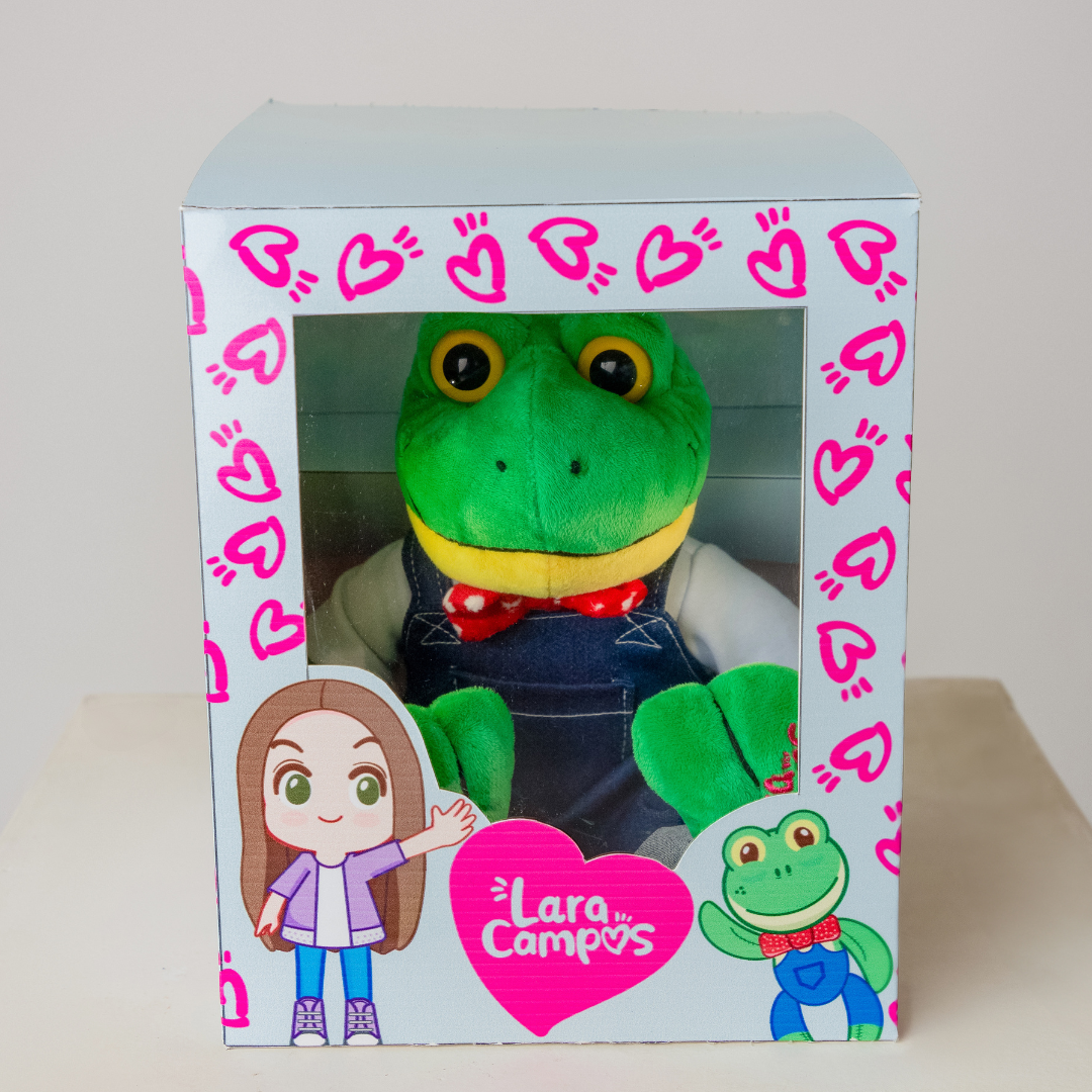 ✨🐸 Rana René Musical de Peluche 🐸✨