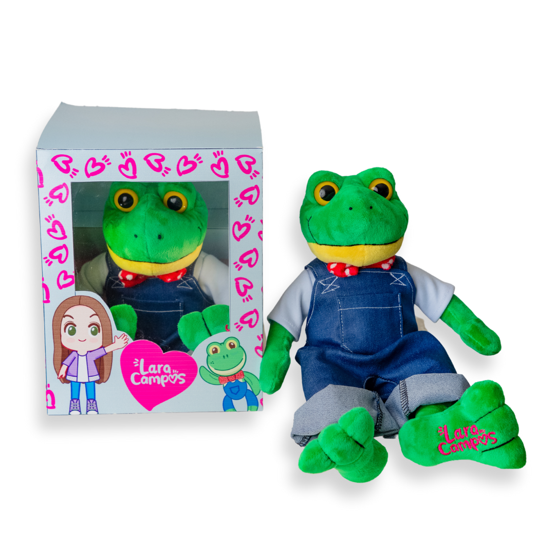 ✨🐸 Rana René Musical de Peluche 🐸✨