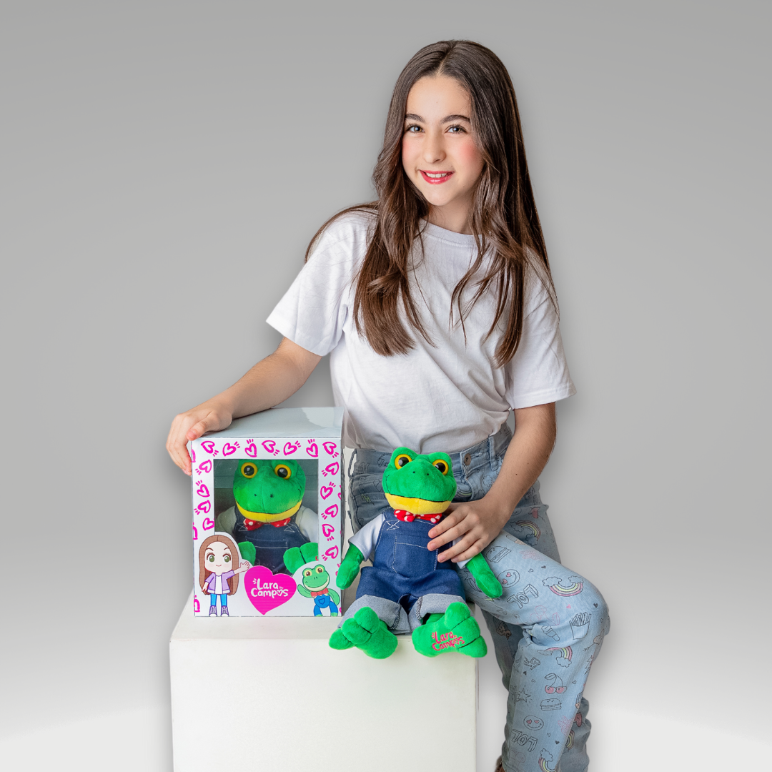 ✨🐸 Rana René Musical de Peluche 🐸✨