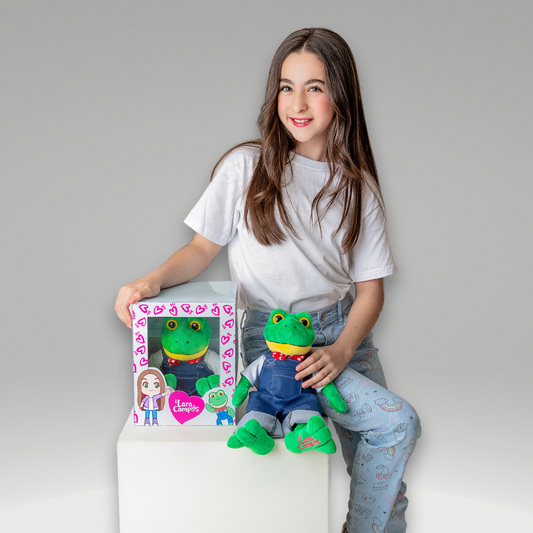 ✨🐸 Rana René Musical de Peluche 🐸✨