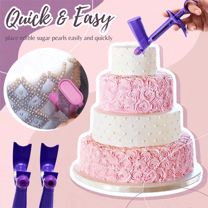 Onlinehouse® Aplicador de perlas para decorar pasteles X2 UNIDADES