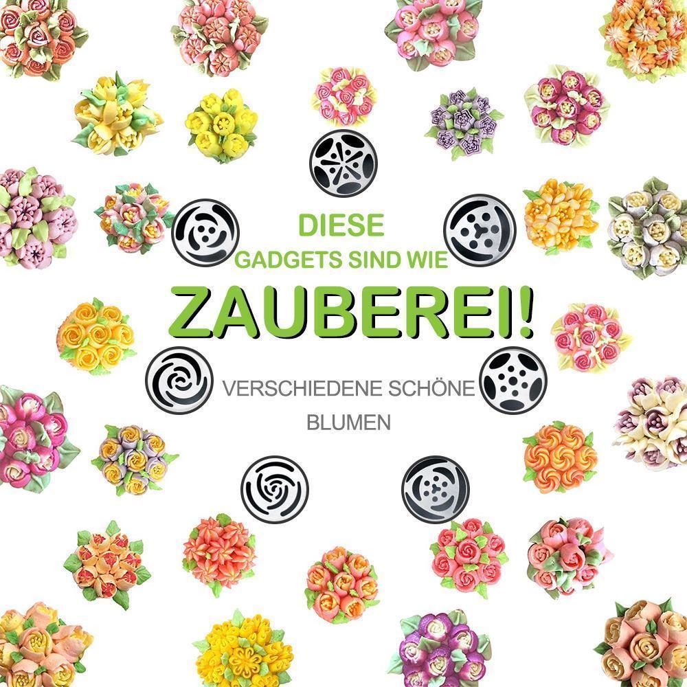 Onlinehouse® set X10 piezas Juego de boquillas de decoración en flores
